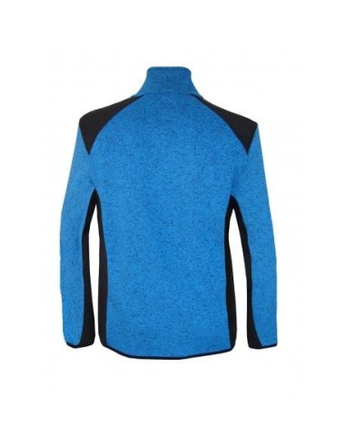 BENISPORT CARDIGAN GIROCOLLO BLU NERO
