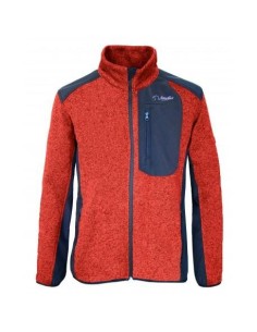BENISPORT CARDIGAN GIROCOLLO ARANCIONE NERO