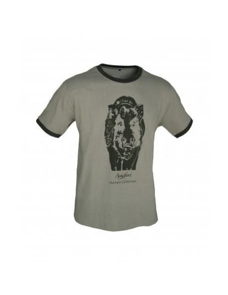 BENISPORT T-SHIRT IN COTONE CINGHIALE BAMBINO