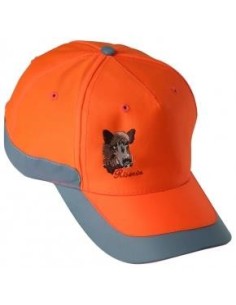 RISERVA BERRETTO ALTA VISIBILITA' RICAMO CINGHIALE