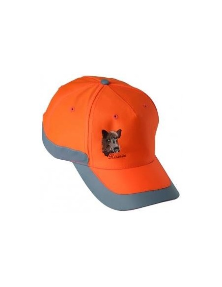 RISERVA BERRETTO ALTA VISIBILITA' RICAMO CINGHIALE