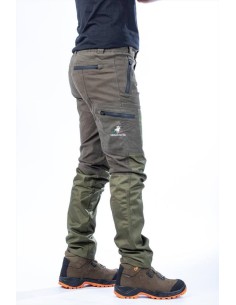 BRIGHUNTER PANTALONE BOSCO VERDE NERO