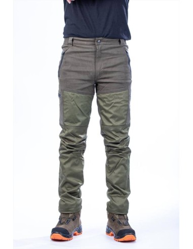 BRIGHUNTER PANTALONE BOSCO VERDE NERO