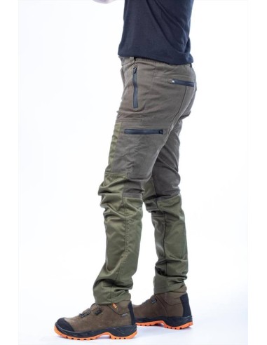 BRIGHUNTER PANTALONE BOSCO VERDE NERO