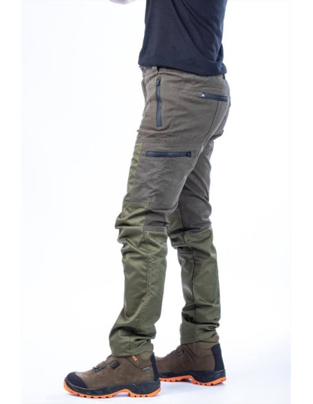 BRIGHUNTER PANTALONE BOSCO VERDE NERO