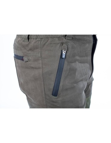 BRIGHUNTER PANTALONE BOSCO VERDE NERO