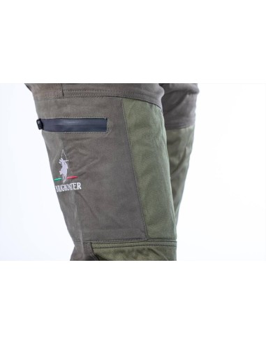 BRIGHUNTER PANTALONE BOSCO VERDE NERO