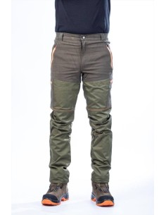 BRIGHUNTER PANTALONE BOSCO VERDE ARANCIO FLUO HV 2