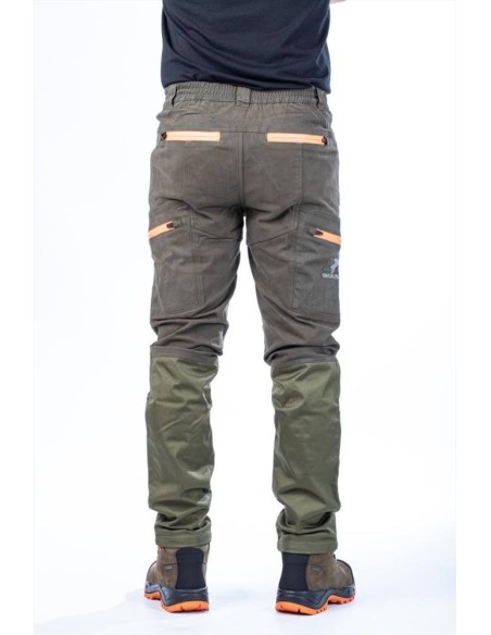 BRIGHUNTER PANTALONE BOSCO VERDE ARANCIO FLUO HV
