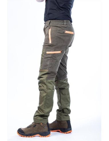 BRIGHUNTER PANTALONE BOSCO VERDE ARANCIO FLUO HV