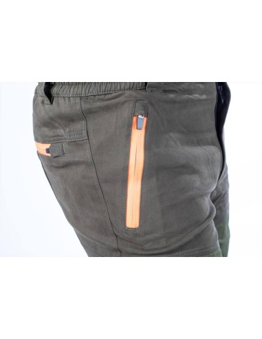 BRIGHUNTER PANTALONE BOSCO VERDE ARANCIO FLUO HV