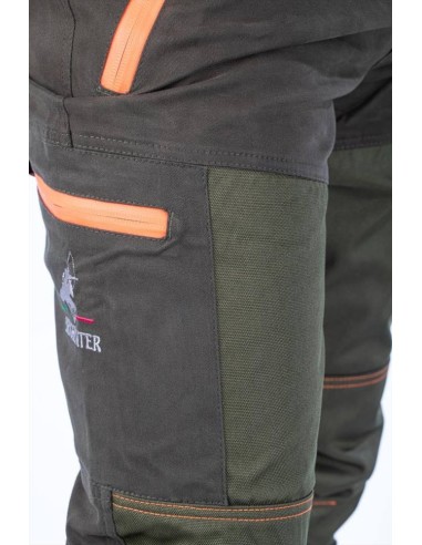 BRIGHUNTER PANTALONE BOSCO VERDE ARANCIO FLUO HV