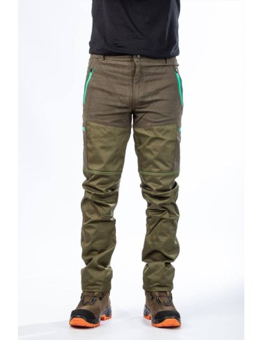 BRIGHUNTER PANTALONE BOSCO VERDE GIALLO FLUO HV
