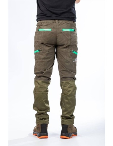 BRIGHUNTER PANTALONE BOSCO VERDE GIALLO FLUO HV