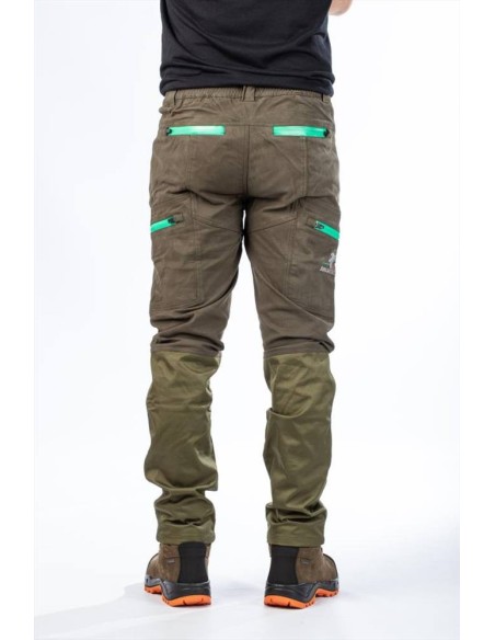 BRIGHUNTER PANTALONE BOSCO VERDE GIALLO FLUO HV