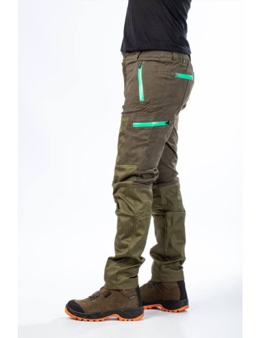 BRIGHUNTER PANTALONE BOSCO VERDE GIALLO FLUO HV