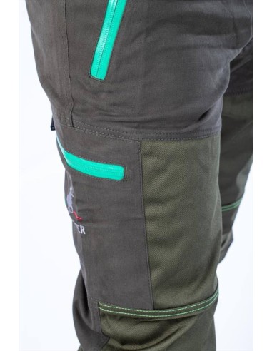 BRIGHUNTER PANTALONE BOSCO VERDE GIALLO FLUO HV