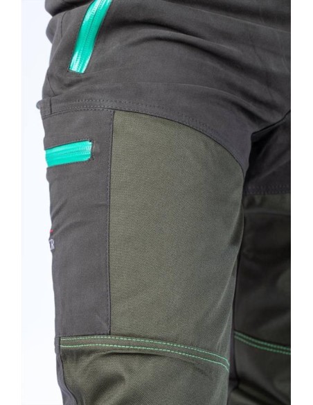 BRIGHUNTER PANTALONE BOSCO VERDE GIALLO FLUO HV
