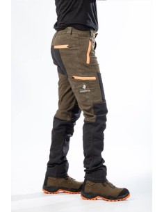 BRIGHUNTER PANTALONE VERDE ARANCIO FLUO HV