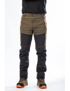 BRIGHUNTER PANTALONE VERDE ARANCIO FLUO HV 2