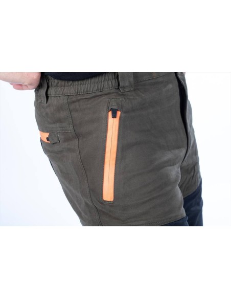 BRIGHUNTER PANTALONE VERDE ARANCIO FLUO HV