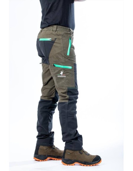 BRIGHUNTER PANTALONE VERDE GIALLO FLUO HV