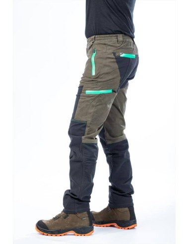BRIGHUNTER PANTALONE VERDE GIALLO FLUO HV