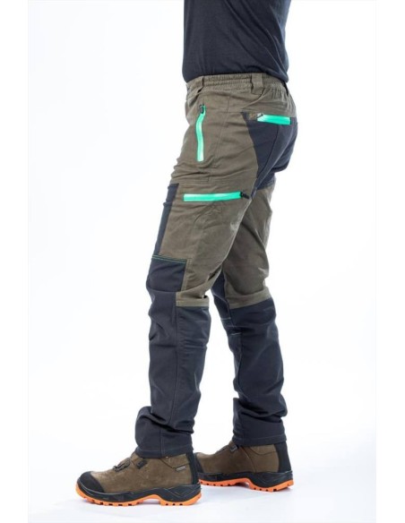 BRIGHUNTER PANTALONE VERDE GIALLO FLUO HV