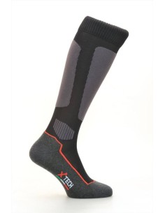 X TECH CALZA SILVER BLACK NERA