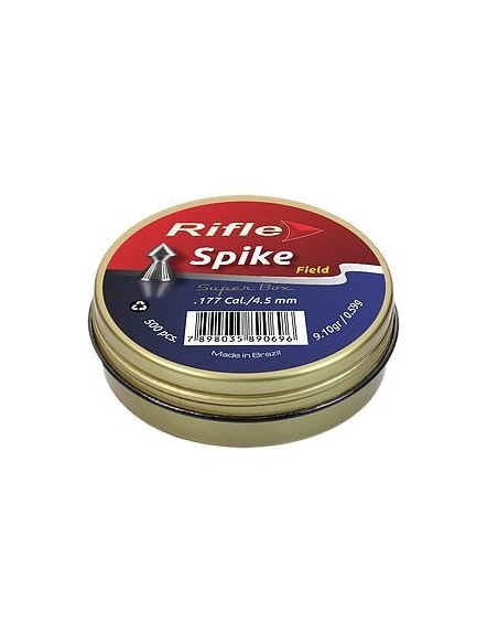 RIFLE PELLET FIELD SERIES SPIKE 4,5MM BOX 4 500X 0,59GR 9,10GRS