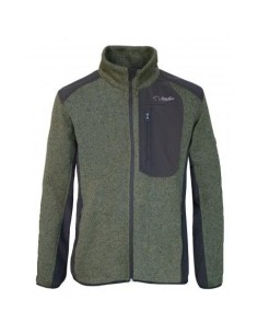 BENISPORT CARDIGAN GIROCOLLO VERDE