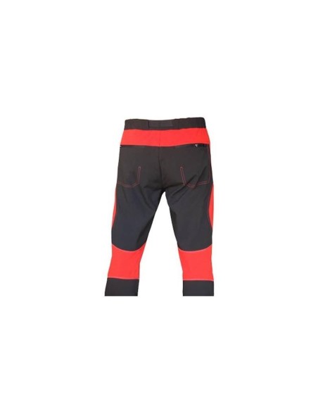 BENISPORT PANTALONE SOFTSHELL ROSSO NERO