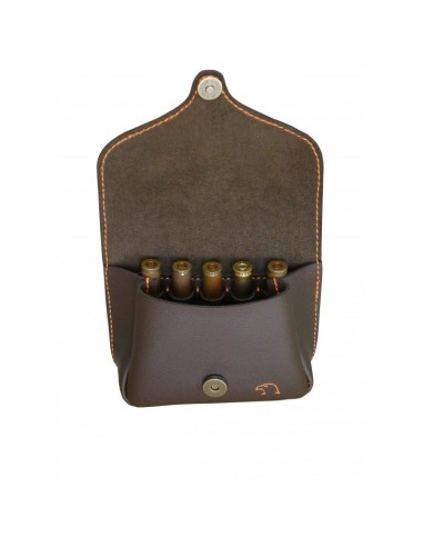 BENISPORT GIBERNA PER CARABINA IN PELLE 5 COLPI