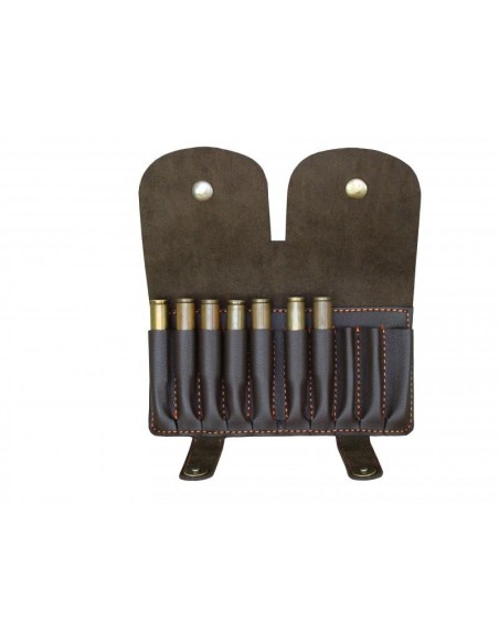 BENISPORT GIBERNA PER CARABINA IN PELLE 5 COLPI