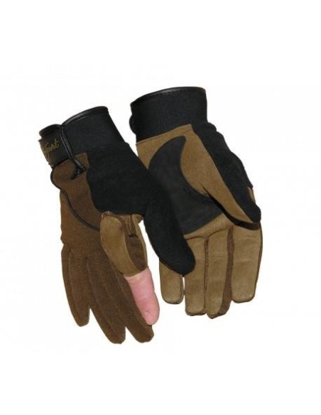 BENISPORT GUANTI CACCIA MARRONE NERO